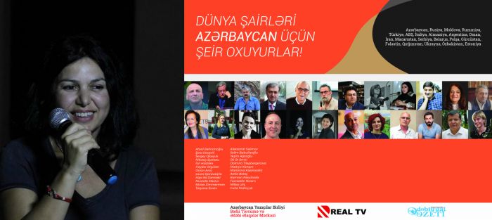 #EvdəQal  kampaniyası çərçivəsində Yeşim Ağaoğlu şeirini oxudu - VİDEO