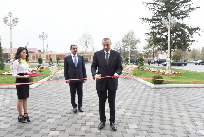 Prezident İlham Əliyev Gəncədə Mirzə Şəfi Vazeh muzeyinin açılışında iştirak edib - Gündəm