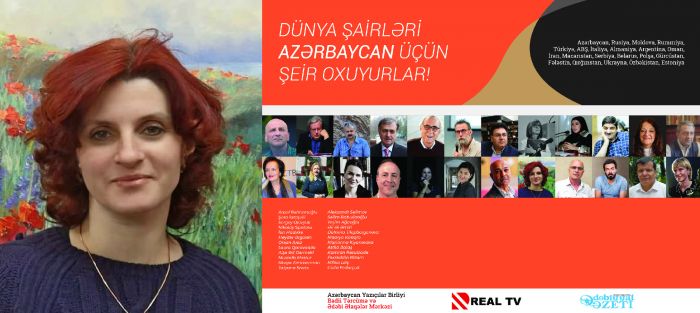 EvdəQal  kampaniyası çərçivəsində  Marianna Kiyanovska şeir oxudu - VİDEO EvdəQal  kampaniyası çərçivəsində  Marianna Kiyanovska şeir oxudu - VİDEO