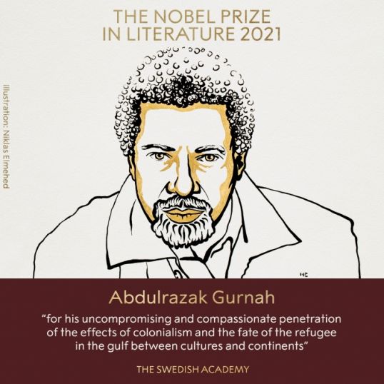 2021-ci il üçün Ədəbiyyat üzrə Nobel mükafatı laureatı elan olundu