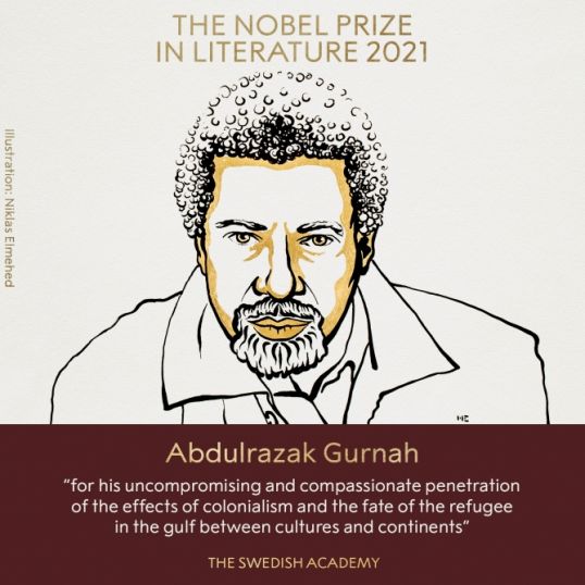 2021-ci il üçün Ədəbiyyat üzrə Nobel mükafatı laureatı elan olundu 2021-ci il üçün Ədəbiyyat üzrə Nobel mükafatı laureatı elan olundu