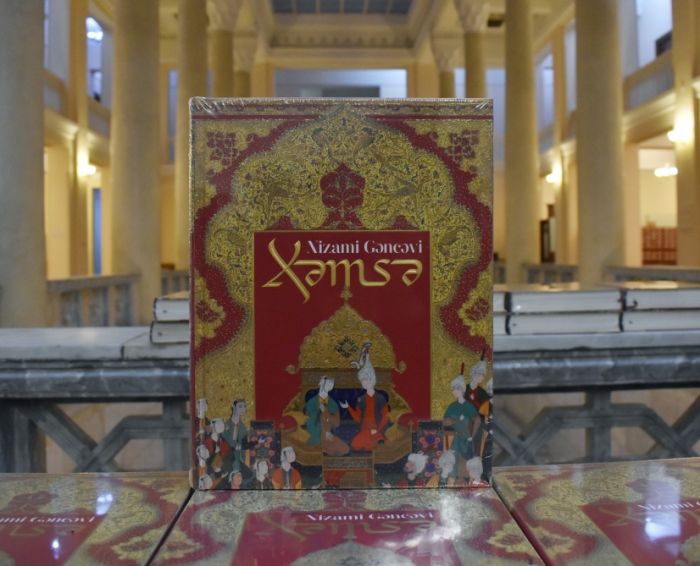 Milli Kitabxanada “Nizami Gəncəvi. Xəmsə” kitabının təqdimat mərasimi olub - FOTOLAR Milli Kitabxanada “Nizami Gəncəvi. Xəmsə” kitabının təqdimat mərasimi olub - FOTOLAR