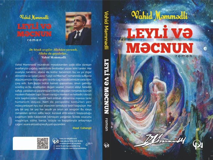 Yazıçı Vahid Məmmədlinin yeni romanı çap olunub Yazıçı Vahid Məmmədlinin yeni romanı çap olunub
