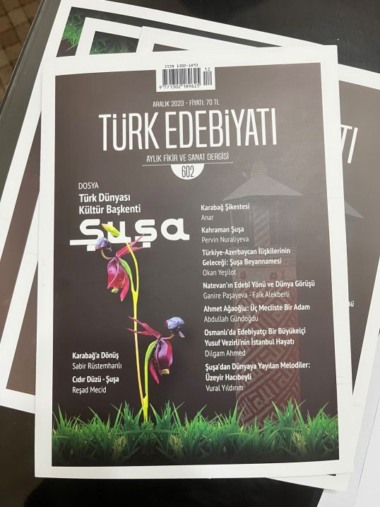 “Türk ədəbiyyatı” dərgisinin yeni sayı - Azərbaycana həsr olundu