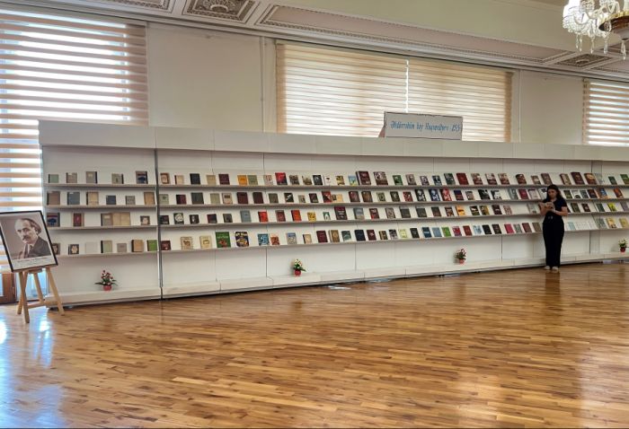 Milli Kitabxanada “Əbdürrəhim bəy Haqverdiyev – 155” adlı geniş kitab sərgisi açılıb