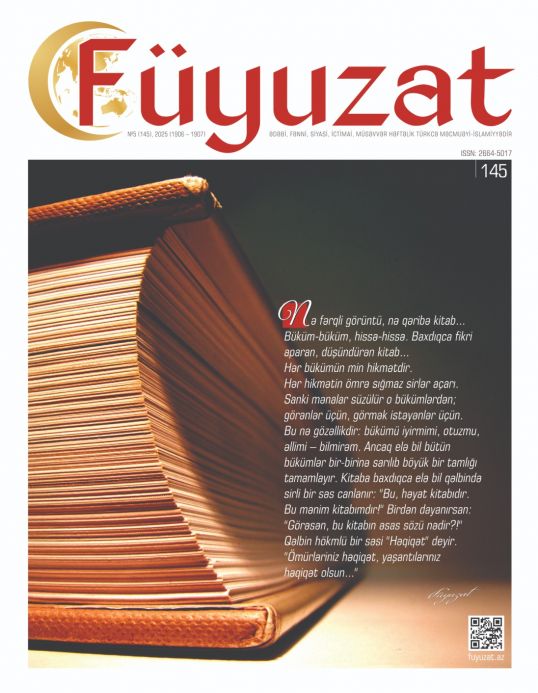 “Füyuzat” dərgisinin 145-ci sayı işıq üzü görüb “Füyuzat” dərgisinin 145-ci sayı işıq üzü görüb