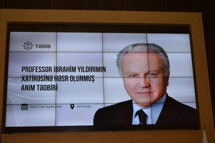 Professor İbrahim Yıldırımın xatirəsi anıldı