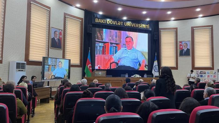 BDU-da Xalq şairi Zəlimxan Yaqubun 75 illik yubileyinə həsr olunmuş Respublika Elmi Konfransı keçirilib