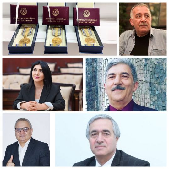"Ədəbiyyat qəzeti”nin bir qrup əməkdaşı "Azərbaycan milli mətbuatının 150 illiyi (1875–2025)"  yubiley medalı ilə təltif edilib