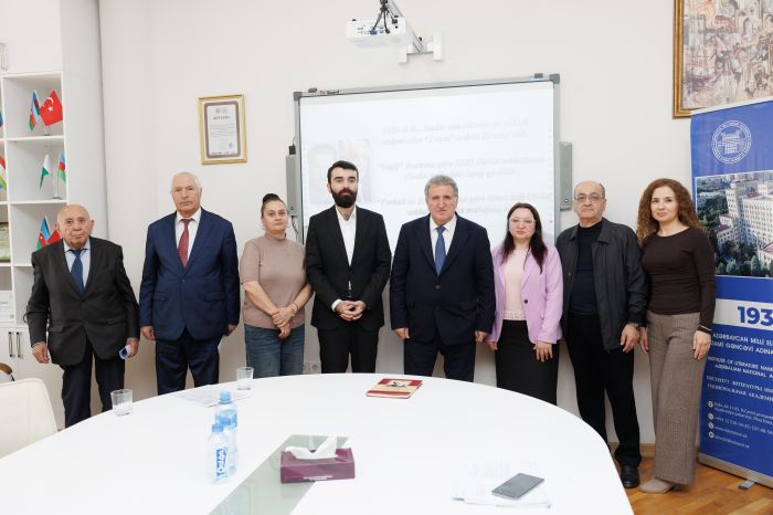 AMEA-da Səməd Vurğunun 120 illik yubileyinə həsr olunmuş elmi sessiya keçirilib