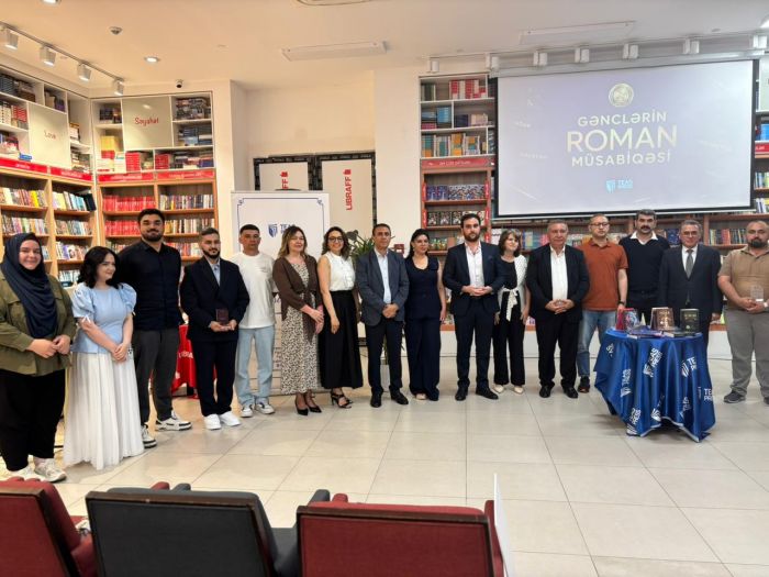 “Gənclərin Roman Müsabiqəsi 3”ün qalibləri mükafatlandırıldı