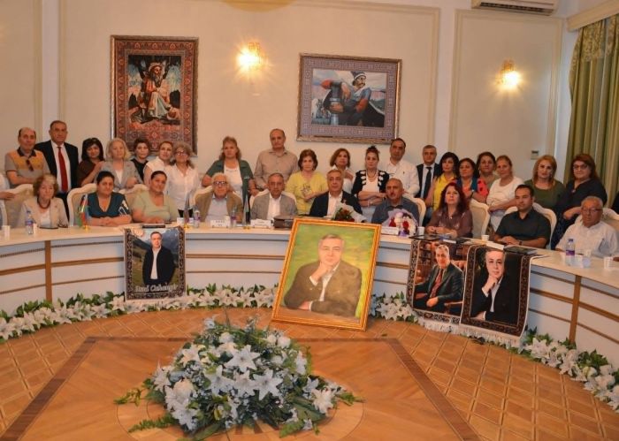 Azərbaycan Yazıçılar Birliyinin Natəvan zalında Əsəd Cahangirin 60 illik yubileyinə həsr olunmuş ədəbi-bədii tədbir keçirildi